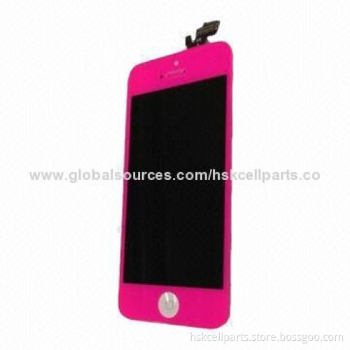 Red mobile phone screen conversion kit for iPhone 5